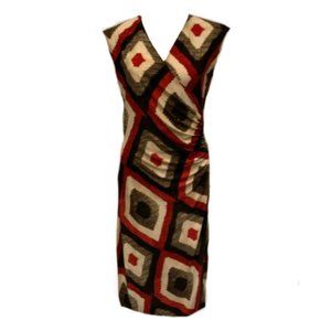 Lauren Ralph Lauren Cap Sleeve Wrap dress, Southwestern print